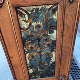 Regency style buffet with glass panels