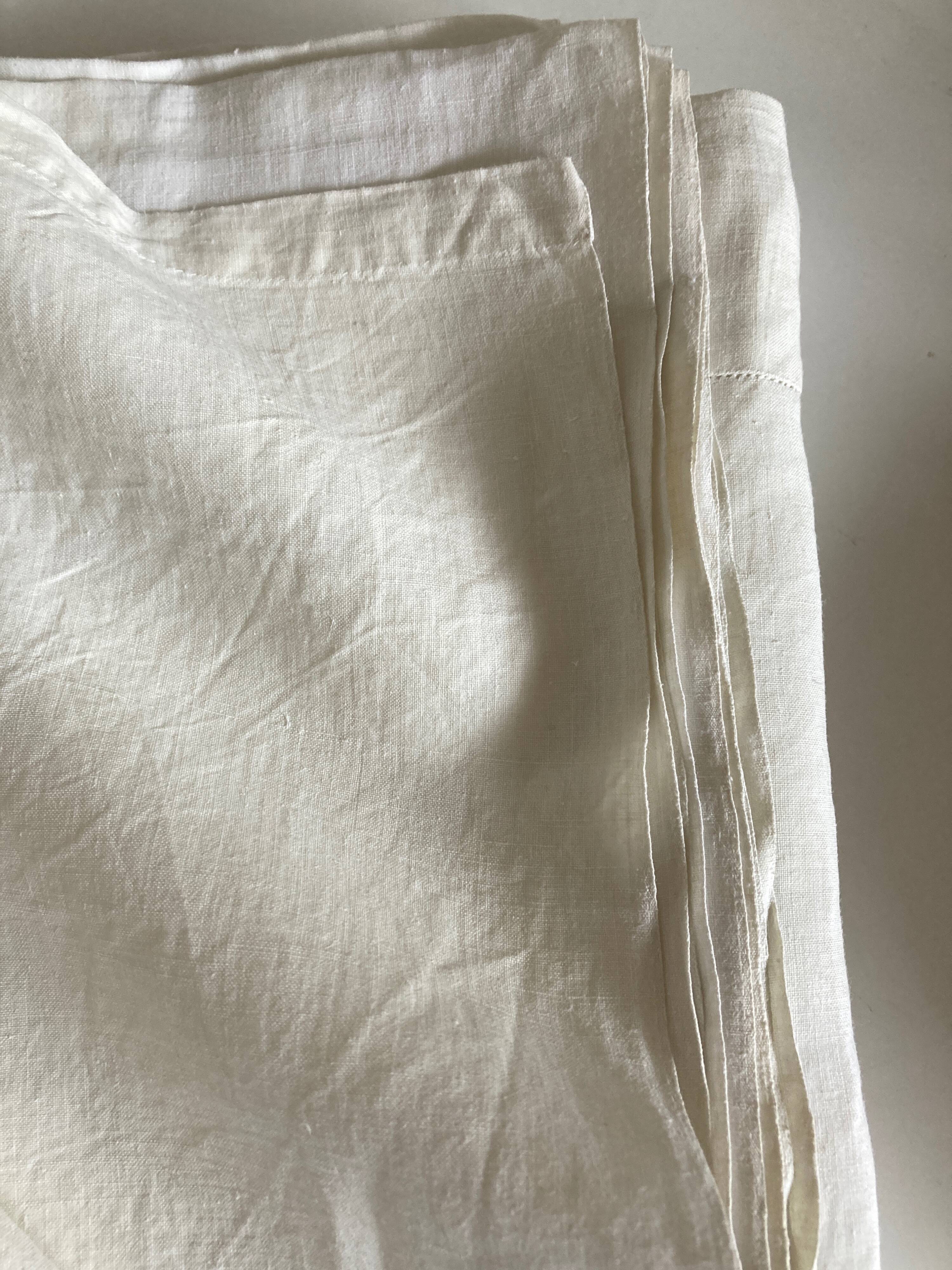 Linen thread chateau cloth width 260cm reserve linen