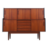 Teak highboard, Danish design, 1960s, production: Denmark