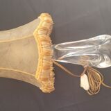 Crystal lamp signed "Charles Schneider"