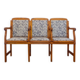 3 Seat Upholstered Bench, Spain, 1910s
