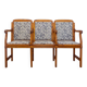 3 Seat Upholstered Bench, Spain, 1910s