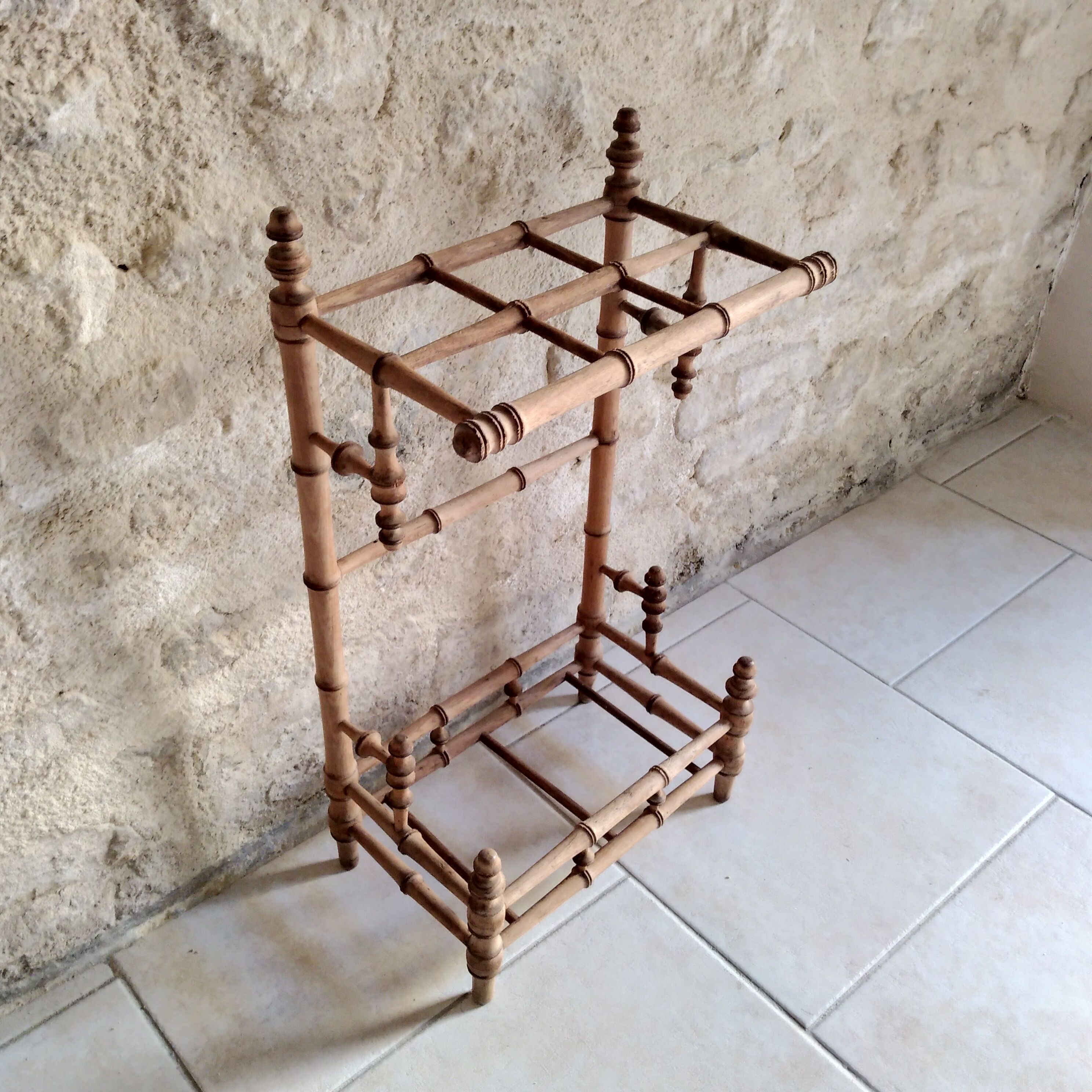 Bamboo umbrella holder, 1930s