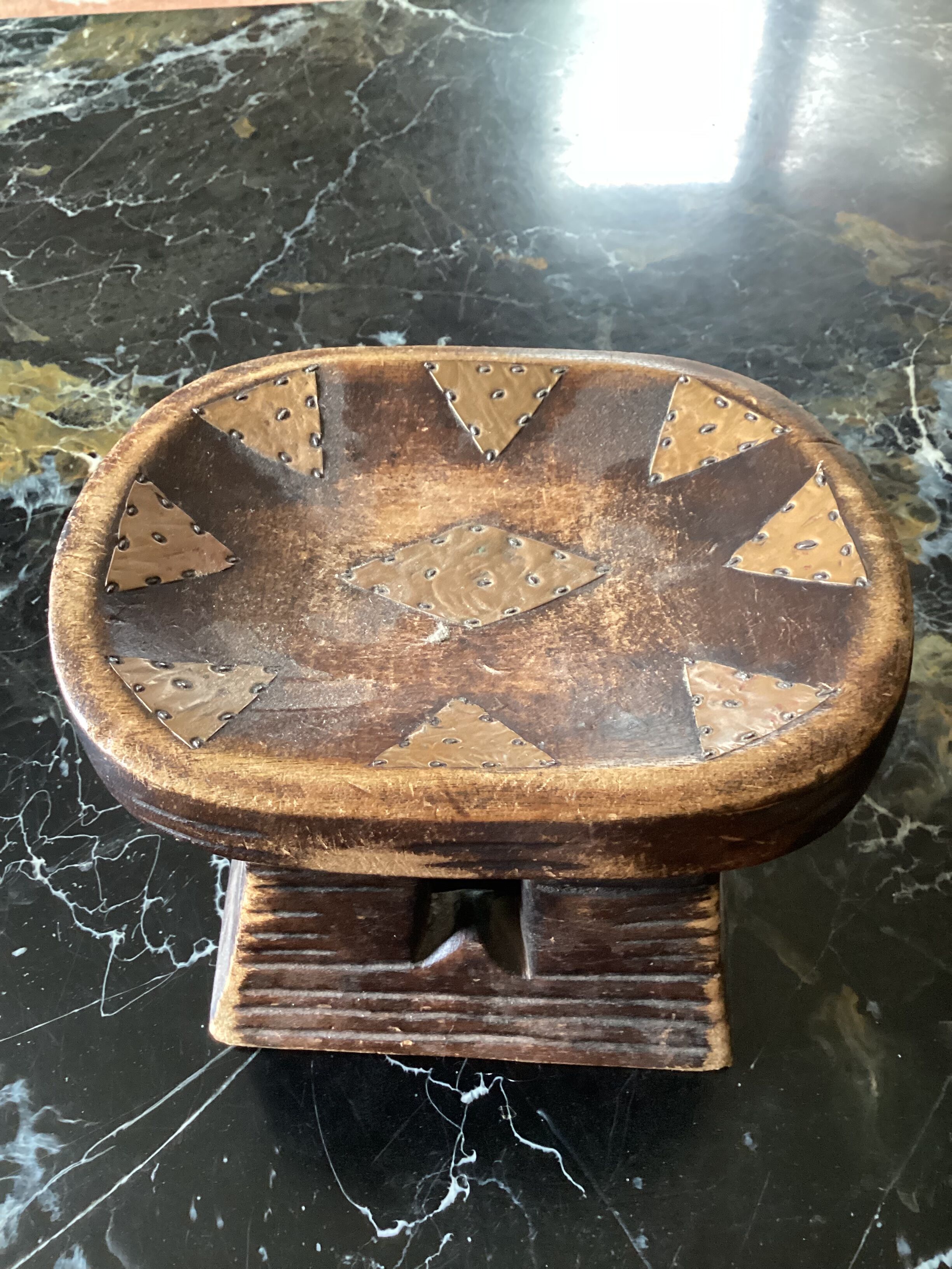 African wooden stool