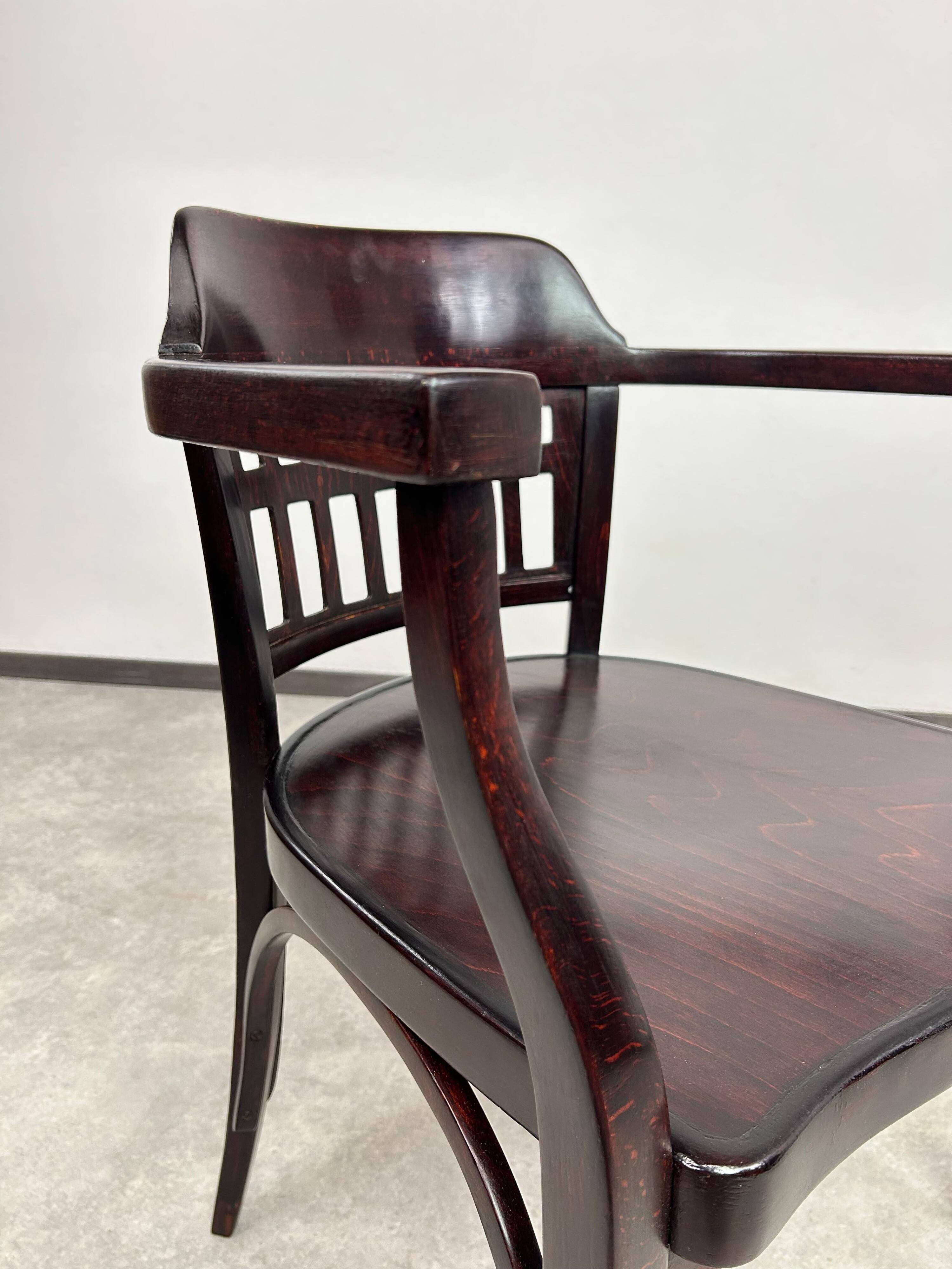 Secession office chair no. 714 by Otto Wagner for J&J Kohn