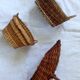 Trio de petits paniers anciens