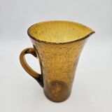 Bubble glass pitcher