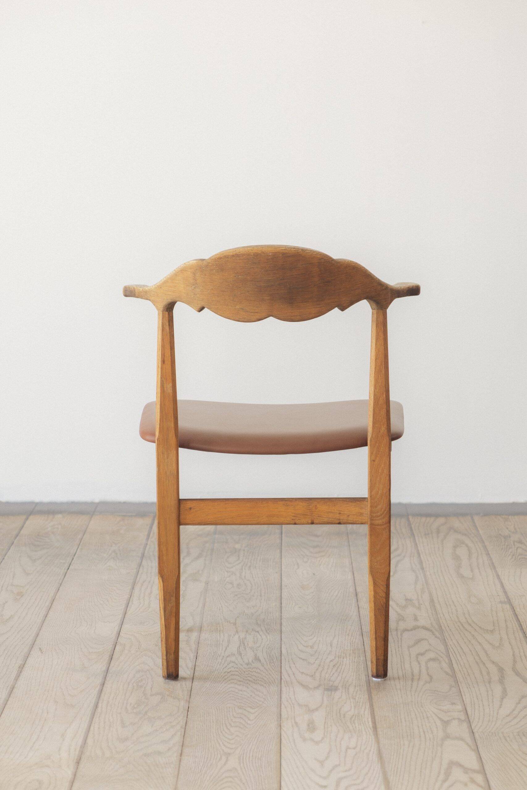 Henning Kjærnulf, chaise de salle à manger (ensemble de quatre)