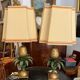 Pair of pineapple lamps