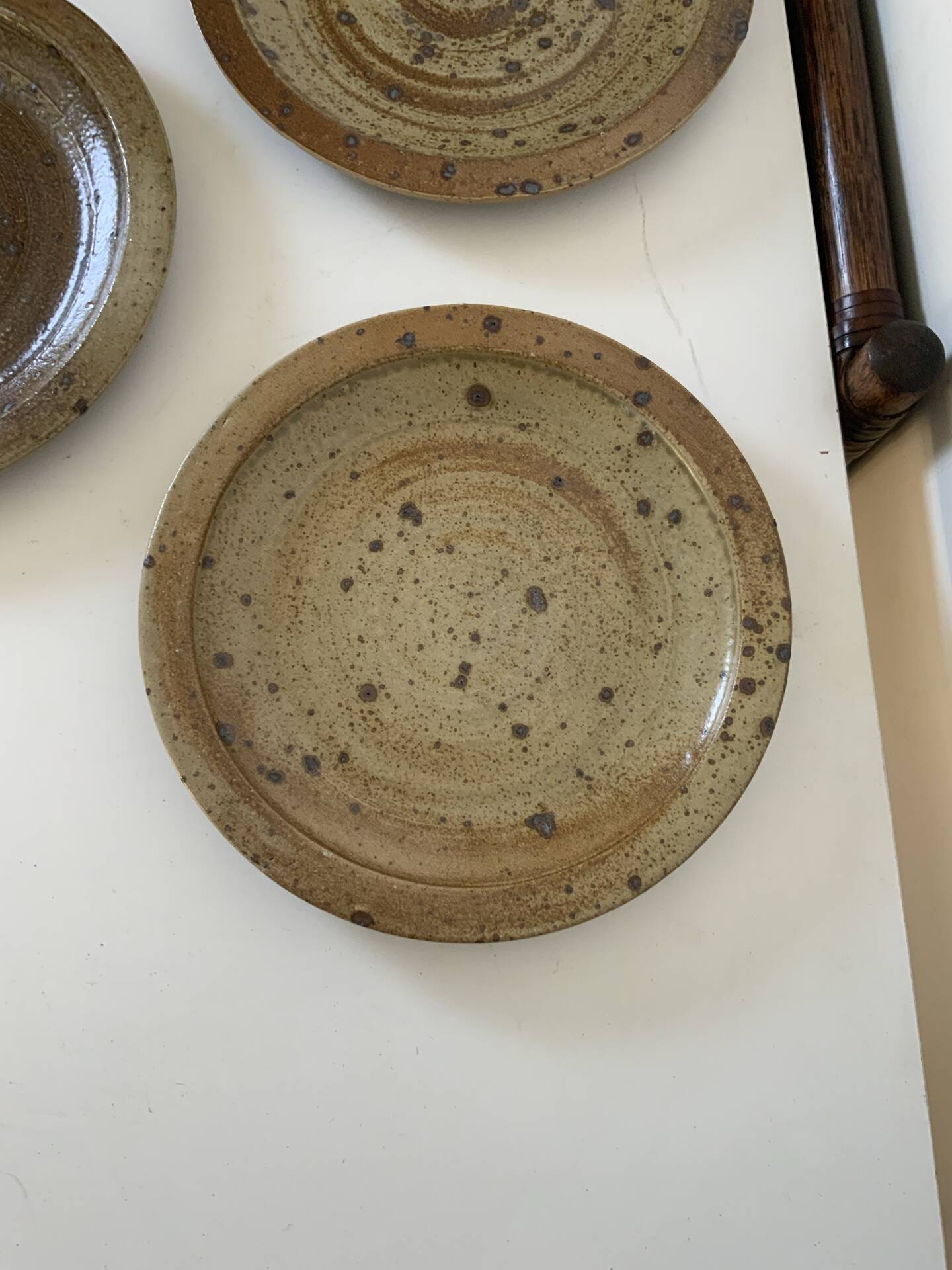 Pyrite stone plates