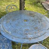 Salon de jardin en fer forgé