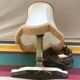 Ancient marble and alabaster column lamp