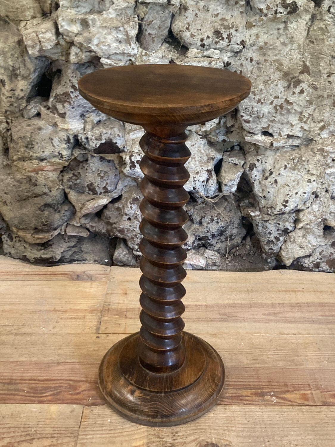 Twisted wooden column