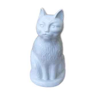 Chat en  porcelaine