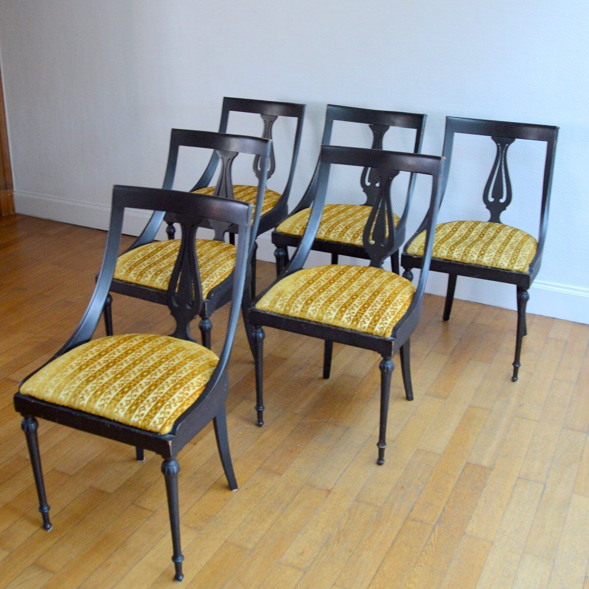 Suite de 6 chaises Art déco 1930