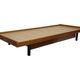 Vintage wooden daybed bed with drawers, Netherlands, 1960