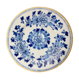 Assiette en faience de delft « rosace» 18ème