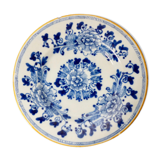 Delft faience plate "rosace" 18th