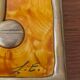 Wooden and resin mirror signed Lydie Eyraud. Unique piece