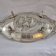 Large silver-plated metal basket Roux-Marquiand – Superb rococo decoration –