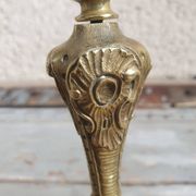 paire bougeoirs bronze