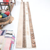 Tapis coureur en laine fait à la main 312x52cm