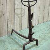 Landier XVIIIème in wrought iron