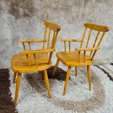 Pair of wooden armchair child Herlag