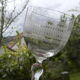 Lot de 8 verres anciens à vin blanc ou apéritif en cristal  gravé.