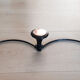 metal and plastic coat racks, vintage, 50s/60s, cloakroom, hook