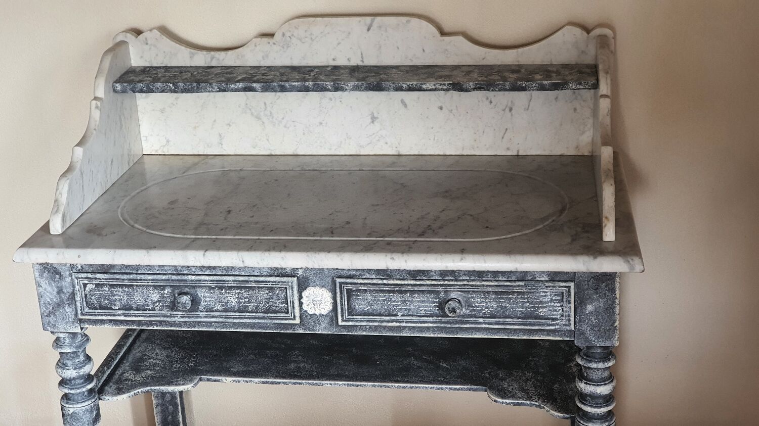 Table de toilette fin 19eme siècle