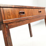 low Danish chest of 2 drawers in rosewood