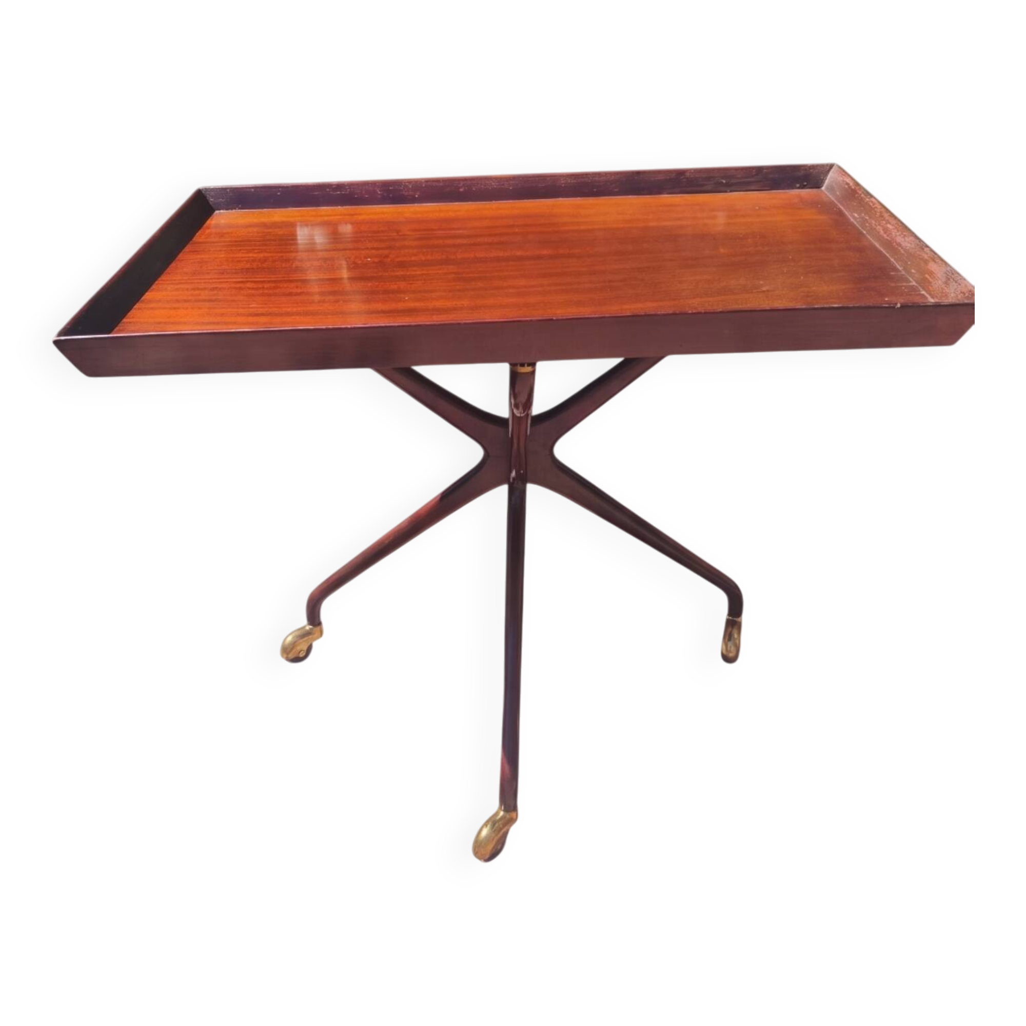Ico Parisi Attributed Bar Cart/Serving Cart, Mid-Century