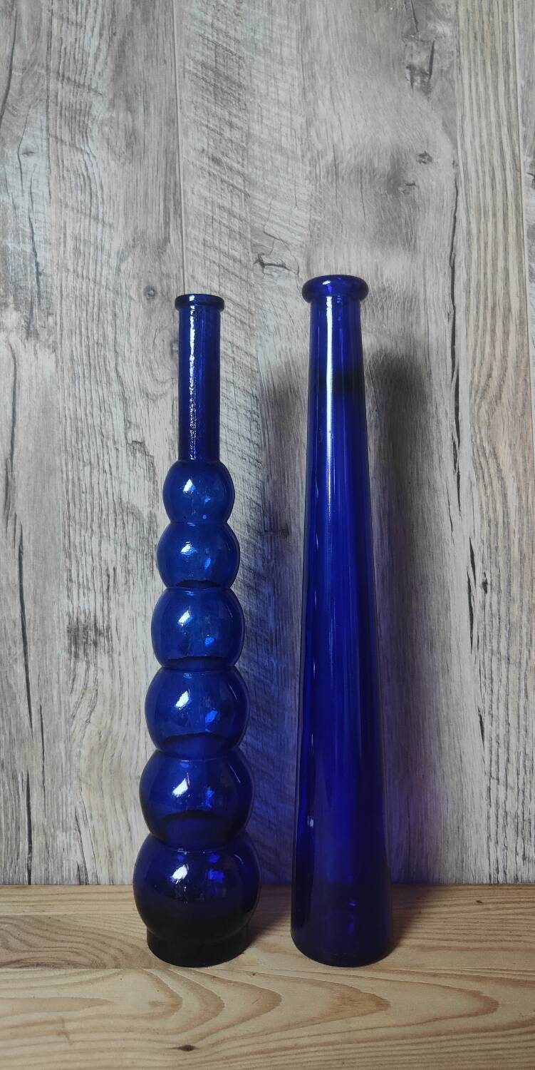 Soliflores verre ondulé et lisse