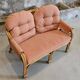 Italian wicker sofa