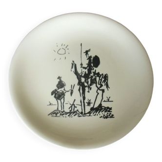 Assiette Picasso Salins France Don Quichotte