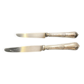 Tableware, 2 cutlery sets 12 silver-plated knives Boulenger 20th century