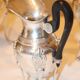Empire style silver-plated metal tea and coffee service