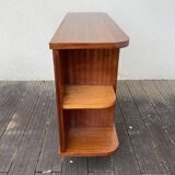 Vintage mahogany bar cabinet with marquetry