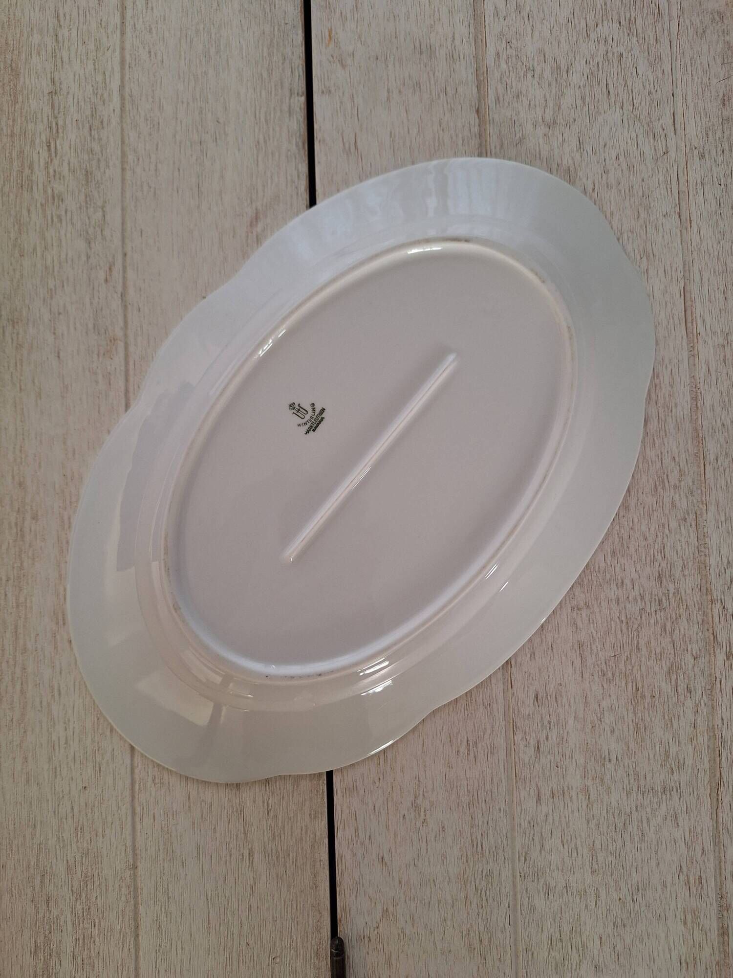 Plat ovale blanc Winterling marktleuthen Bavaria