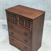 English high chest of drawers