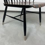 Mid-century Scandinavian design office chair attributed to Ilmari Tapiovaara.