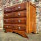 Art Deco commode, vintage antique piece with marble top.