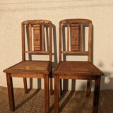 Set of 2 Art Deco chairs