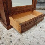 Antique medicine cabinet hanging cabinet Art Deco oak