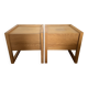 2 chevets / 2 bedside tables with storage HABITAT