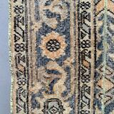 Distressed turkish runner 390x62 cm wool vintage tribal rug