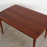 Walnut table, Danish design, 1970s, manufactured in Denmark