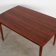 Walnut table, Danish design, 1970s, manufactured in Denmark