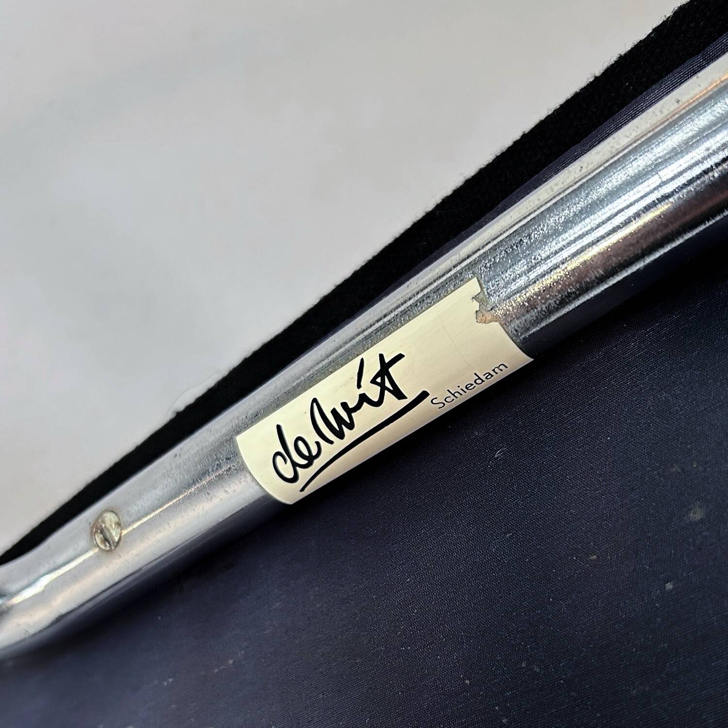 Tubular chair 3014 with armrests by toon de wit for de wit, 1950s